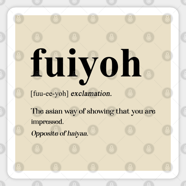 Uncle Roger Fuiyoh Definition - Uncle Roger - Sticker | TeePublic